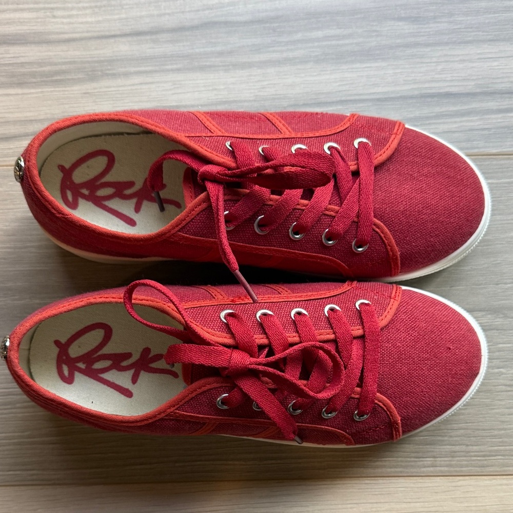Rock & Candy Women's Red Platform Sneakers Size 7